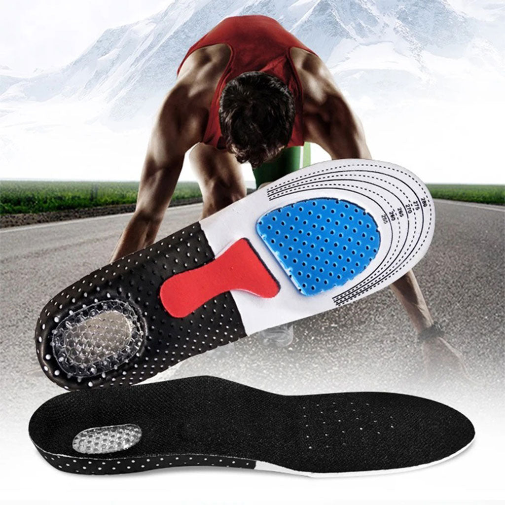 Semelles Gel Orthopédique pour amorti Les chocs et soulage Les épines calcanéennes